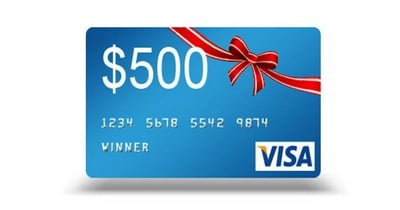 $500 Visa Gift Card