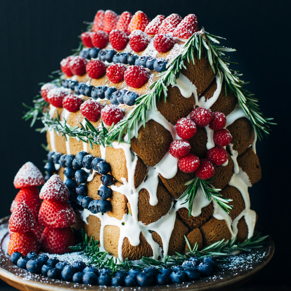 A Berry Merry Gingerbread House
