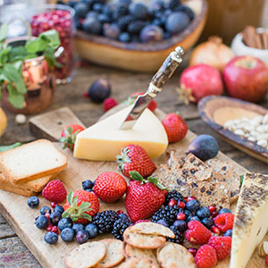 Berry and Cheese Platter